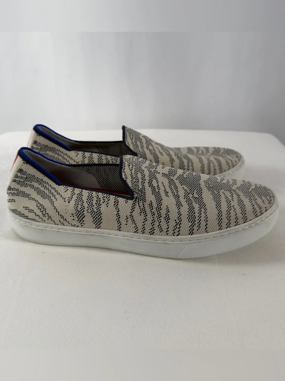 Rothy’s Retired Maritime Tiger‎ Slip On The Original Sneaker Size 9